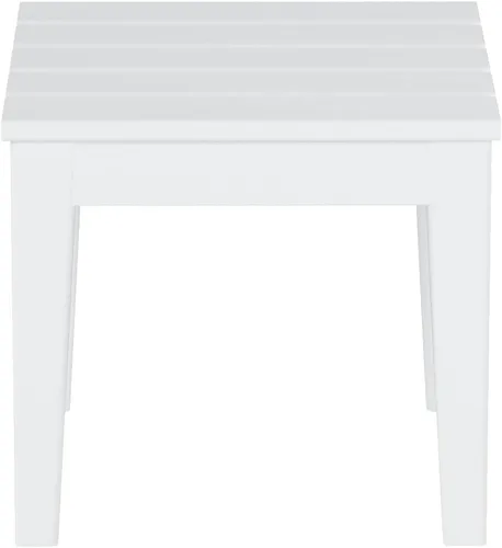 Vista 22 de WestinTrends Malibu - Mesa auxiliar cuadrada para exterior para silla Adirondack, teca