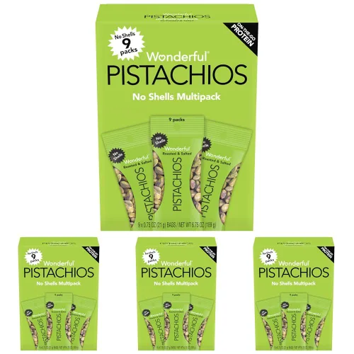 Vista 7 de Wonderful Pistachios Sin conchas nueces tostadas y saladas, 0.75 onzas (paquete de 9)