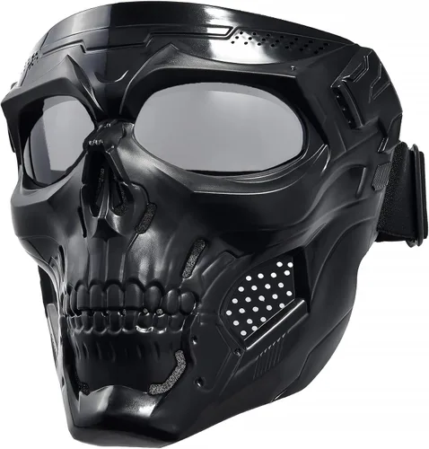 Vista 11 de Máscara facial de motocicleta de cara completa, gafas de bicicleta de tierra motocross, ATV, todoterreno, gafas de conducción y carreras