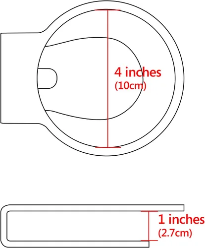 Vista 3 de GEEKRIA Soporte de pared acrílico compatible con Echo Dot 2022 5ª generación/4ª generación, 5ª generación con reloj LED y Alexa, protector