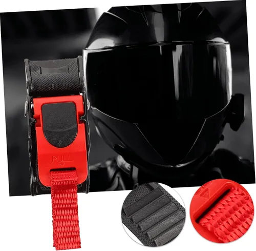Vista 7 de STOBAZA Accessories 2pcs Motorcycle Quick Release Buckle Chin Strap Clip Easy to Install Stainless Steel