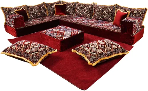 Vista 9 de arabicsofa Cojines Majlis de piso tradicionales: asientos modulares Diwan seccionales