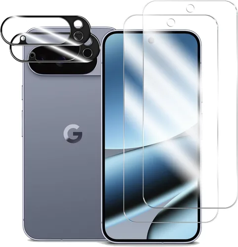 Vista 10 de BIGFACE Protector de pantalla de vidrio templado para Pixel 9 + protector de lente de cámara [2 + 2 unidades]