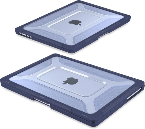 Vista 7 de Batianda HexArmor - Funda para MacBook Air de 15 pulgadas 2023-2026, azul x-azul marino.