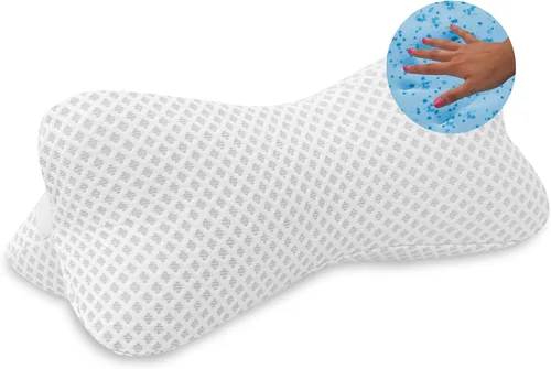 Vista 2 de Soft-Tex - 21005 Almohada de espuma viscoelástica de hueso, tamaño único, color blanco