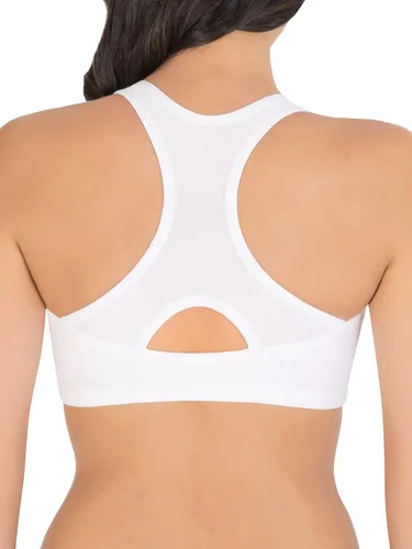 Vista 5 de Fruit of the Loom Women's Cotton Front Close Racerback Sports Bra 2 Pack