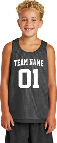 Vista 25 de Custom Basketball Jersey Youth Sizes Add Your Team, Name, & Number Unisex