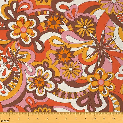 Vista 27 de Castle Fairy - Tela decorativa con flores Mandala de Castle Fairy por The Yard, diseño rústico de diente de león floral naturaleza planta