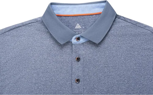 Vista 71 de V VALANCH Polo de golf de manga corta para hombre, estilo casual, con cuello que absorbe la humedad