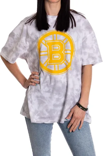 Vista 13 de Calhoun NHL - Camiseta de manga corta con hombros caídos y cuello redondo para mujer