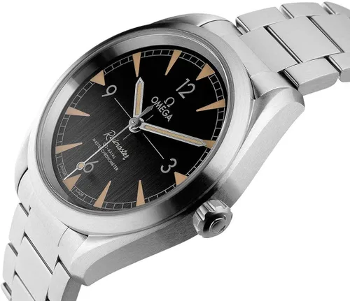 Vista 4 de Omega Seamaster Railmaster - Reloj automático de acero inoxidable para hombre 22010402001001