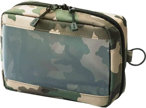 Vista 13 de LIHITLAB Estuche de marcador transparente voluminoso, 5.1 x 7.1 x 2.4 pulgadas, negro (F7582-24)