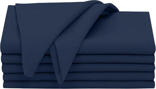 Vista 48 de Ruvanti - Servilletas de tela, paquete de 6, 45x45 centímetros, 100% algodón, lavables, suaves y absorbentes, perfectas para bodas, cenas de Belleza