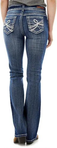 Vista 2 de Wallflower Junior de Luscious Curvy Boot Cut Jean, Kim
