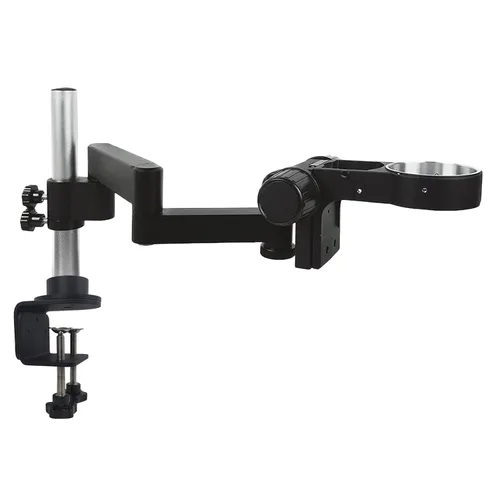 Vista 7 de Brazo giratorio universal articulado para microscopio, brazo de soporte para microscopio con abrazadera para microscopio profesional trinocular