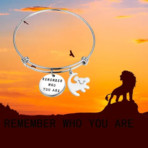 Vista 5 de TGBJE Pulsera inspirada en la pulsera Remember Who You Are para los fans del león