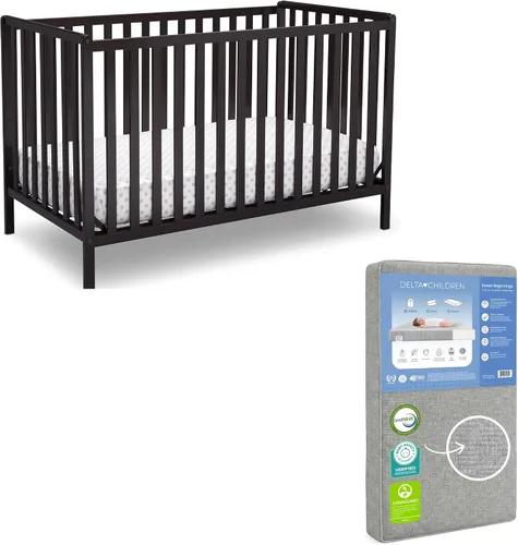 Vista 17 de Delta Children Heartland Cuna Convertible 4 en 1 - Certificado Greenguard Gold, Gris