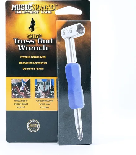 Vista 2 de MusicNomad MN232 Premium Truss Rod Wrench - 5/16", más destornillador magnetizado