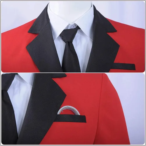 Vista 8 de Cos-Love Kakegurui - Disfraz de jugador compulsivo de anime Manyuuda Kaede, para hombre