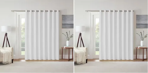 Vista 59 de ECLIPSE Kendall - Cortina térmica opaca moderna con bolsillo para cortinero, para dormitorio o sala de estar (1 panel), 42 x 54 pulgadas, alcachofa