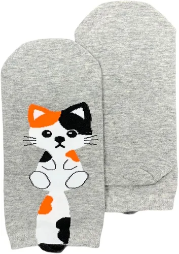 Vista 7 de Everything Socks - Calcetines de animales para mujeres hombres niñas adolescentes y niños paquete de 5 incluye gato Calico zorro panda rojo