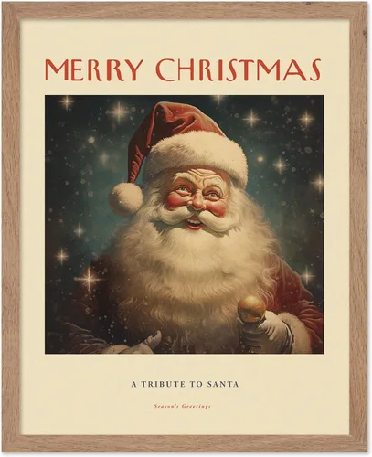 Vista 64 de Poster Master A Holly Jolly - Póster navideño, arte de invierno, diseño de pared moderno, regalo para hombres y mujeres, gran decoración para sala