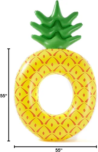 Vista 7 de Flotador inflable grande de piña para adultos