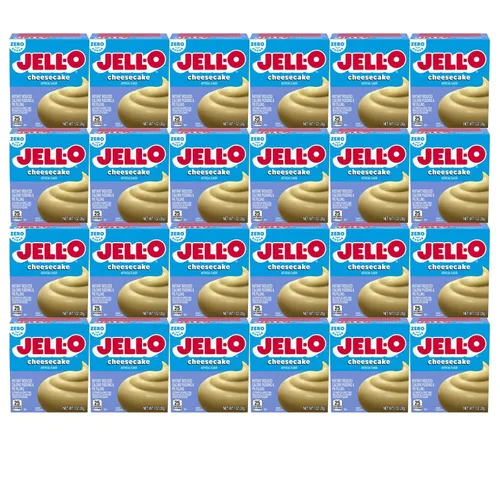 Vista 35 de Jell-O Postre de gelatina sin azúcar, plátano fresa (paquete de 4)