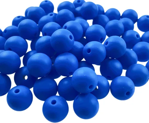 Vista 60 de Abalorios de silicona, 120 piezas de 6 mm abalorios redondos de silicona para hacer llaveros, pulseras, collares, aretes, joyas, manualidades DIY
