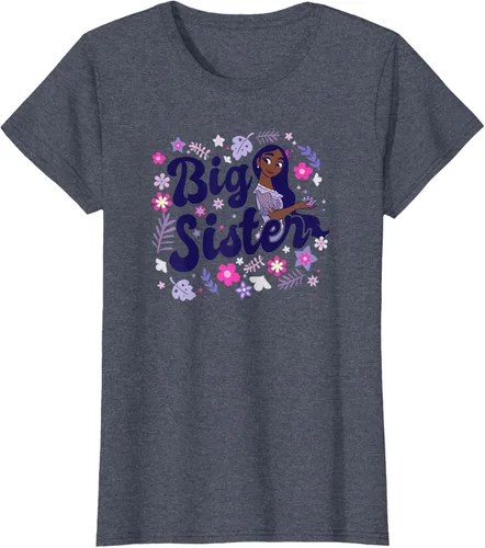 Vista 59 de Disney Encanto Isabela Madrigal Big Sister - Camiseta floral, gris, S Asfalto