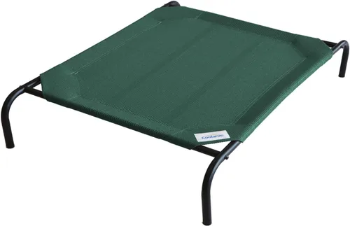 Vista 8 de Coolaroo Cama elevada y refrescante para perros, para interiores y exteriores, tamaño mediano, gris oscuro (Gunmetal)