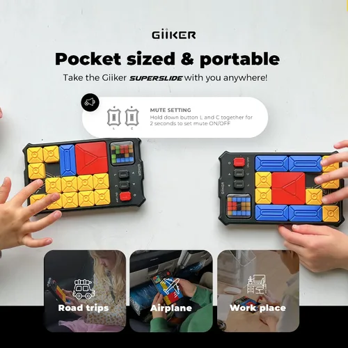 Vista 9 de GiiKER Super Slide Puzzle Game, más de 500 desafíos, juguete STEM para mayores de 6 años