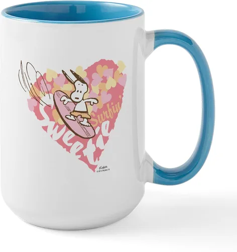 Vista 125 de CafePress SNOOPY Joe Cool - Taza de café de cerámica (15.0 fl oz)
