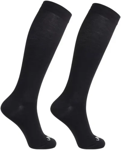 Vista 12 de ja vie Calcetines de compresión graduados de 80% lana merino ultra suaves de 15-20 mmHg para mujeres y hombres