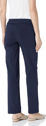 Vista 2 de SLIM-SATION Women's Wide Band Pull-on Relaxed Leg Pant with Tummy Control