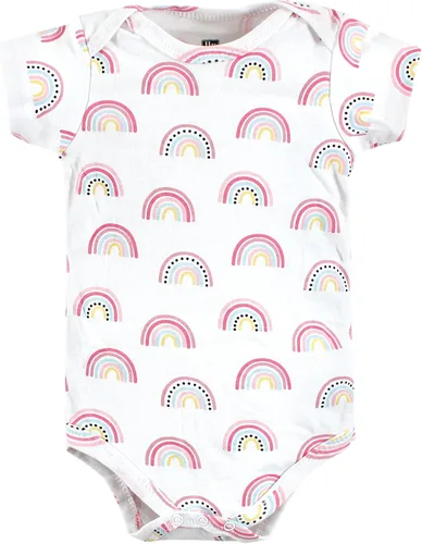 Vista 194 de Hudson Baby baby-girls Cotton Bodysuits 3-pack