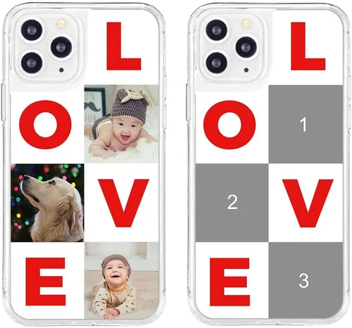 Vista 198 de Funda de teléfono personalizada para Apple iPhone 8 Plus iPhone 7 Plus, personalizada con foto, imagen, texto, imagen, diseño de imagen