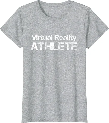 Vista 25 de Virtual Reality ATHLETE for VR Gamers Camiseta, Negro, S