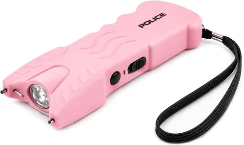 Vista 2 de POLICE Pistola paralizante para autodefensa 916 – Recargable de alto voltaje con linterna LED, compacta y resistente, seguridad personal