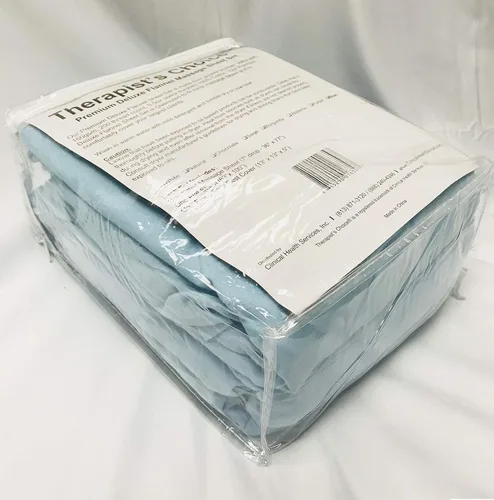 Vista 2 de Therapist's Choice® Juego de sábanas de franela de alta calidad de 3 piezas, para mesas de masaje, incluye sábana encimera, sábana bajera y funda
