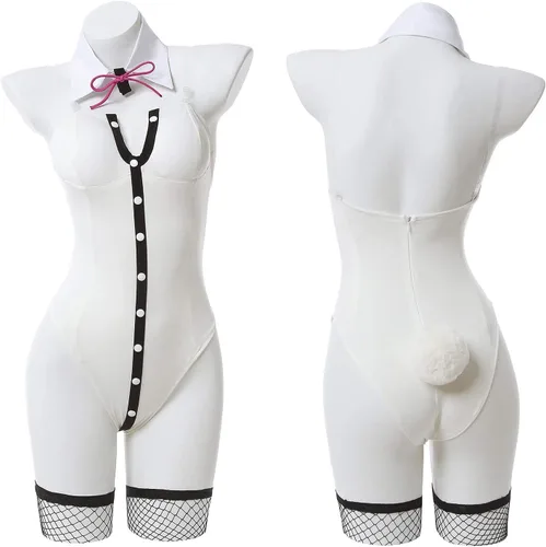 Vista 2 de LTAKK Traje cosplay de conejita, disfraz de anime estilo criada