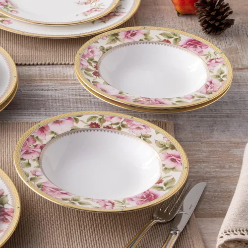 Vista 9 de Noritake Hertford - Juego de vajilla de 12 piezas, servicio para 4 personas
