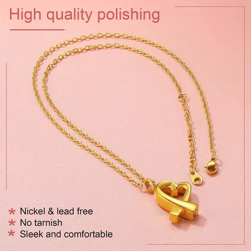 Vista 83 de FindChic Collares personalizados con urna para cenizas, barra vertical, gato, luna, reloj de arena, garra de perro, acero inoxidable, chapado en oro