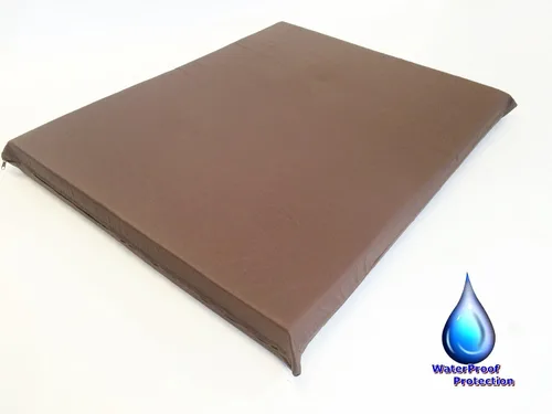Vista 4 de Lujosa cama para perros de espuma viscoelástica con almohadilla sólida y funda interior impermeable y fundas externas para perros pequeños y Beige