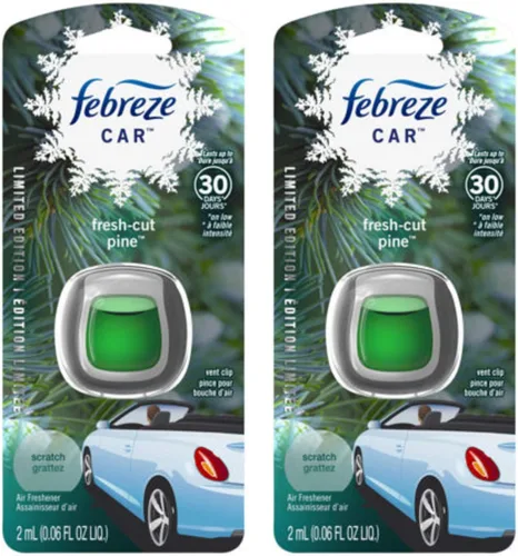 Vista 28 de Febreze AUTO - Clip de ventilación aromatizante para automóvil Ember, 0.07 onzas. Clip de ventilación para automóvil, paquete de 2 (EMBER)