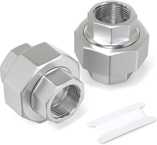 Vista 11 de TAISHER 1 pieza Unión de acero inoxidable 304, 2" NPT hembra, conexión de tubería fundida
