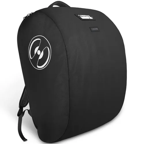 Vista 14 de YOREPEK Bolsas acolchadas para asiento de automóvil para viajes aéreos, se adapta al asiento de automóvil Doona con base isofix, mochila resistente