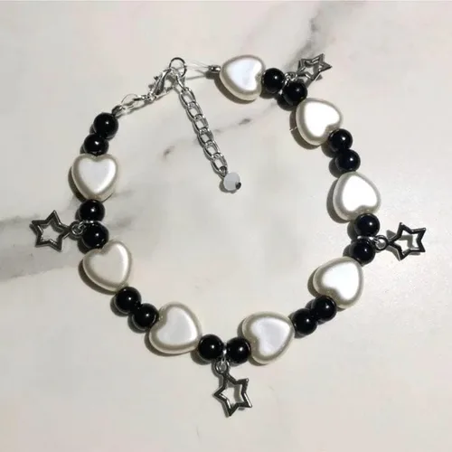 Vista 2 de RICHTRUE Pulseras Y2k Y2k, accesorios de grunge, pulsera estética Y2k para mujer, accesorios punk