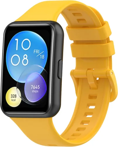 Vista 23 de Senter Correas de repuesto de goma suave de liberación rápida para Huawei Watch Fit 2 Smart Watch