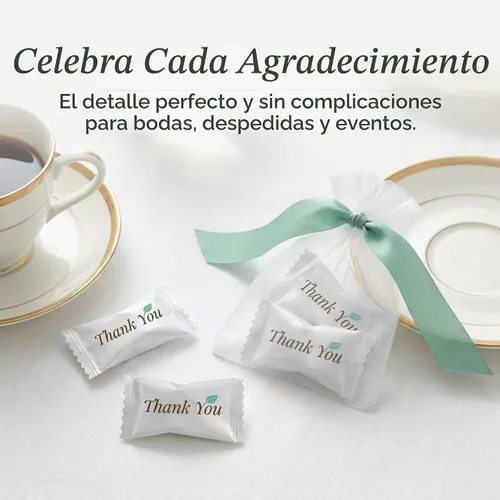 Vista 5 de Hospitality Mints Thank You Buttermints Caramelos, Bolsa de 26 Oz